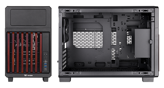 TR200 WS Black Micro Chassis from Thermaltake