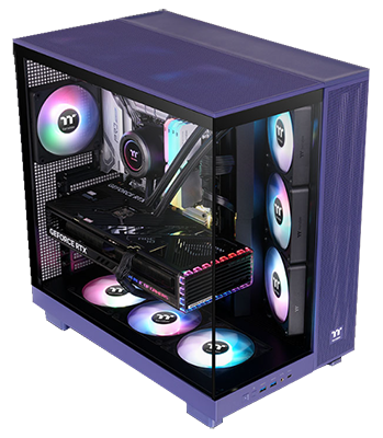 Tempered Glass Front and Left Panels