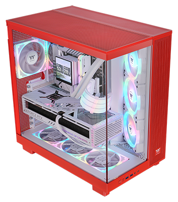 Tempered Glass Front and Left Panels