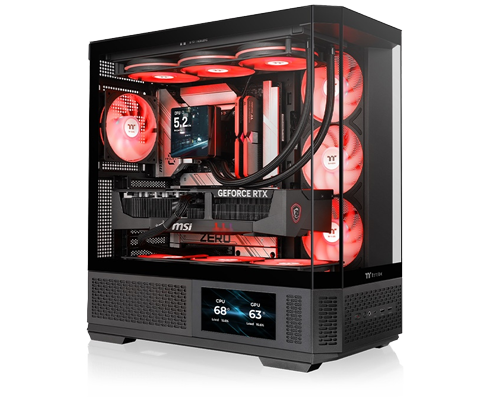 View 370 TG ARGB Black Chassis from Thermaltake