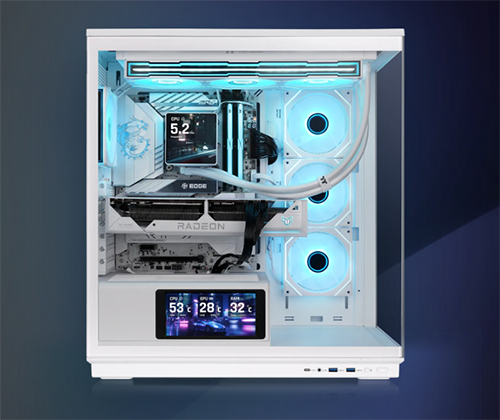 Image of case with full components and LCD kit