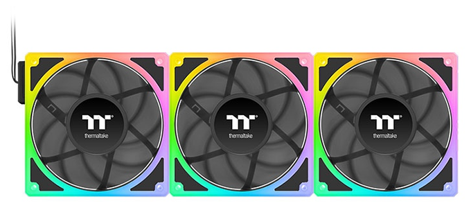TOUGHFAN EX 120 ARGB Sync 3-Pack PC Cooling Fans from Thermaltake