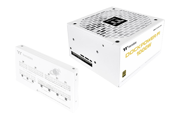 Dockpower FI PSU main unit next to faded out dock module.