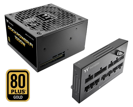 Dockpower FI 80 PLUS Gold ATX 3.1 PSU from Thermaltake.