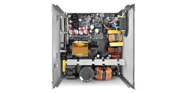 Internal components within the Dockpower main unit.
