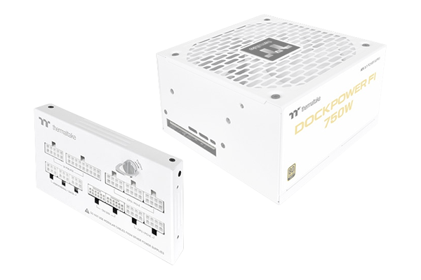 Dock module of the Dockpower FI PSU next to faded out main unit.