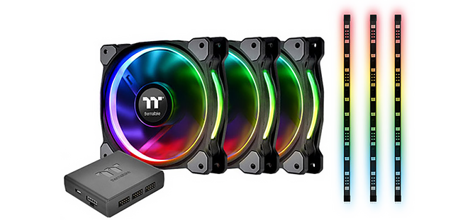 thermaltake riing plus lumi plus combo kit