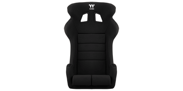 Front angle of the S700 GT racing seat, detailing the high-dentisy performance foam.