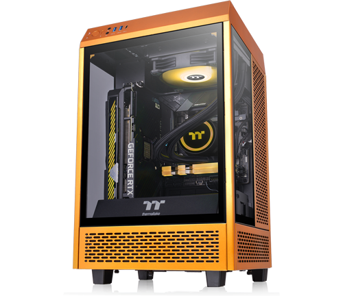 Thermaltake The Tower 100 Metallic Gold Mini Chassis