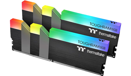 Thermaltake Toughram RGB DDR4 3600 8GB×4 Thermaltake TOUGHRAM RGB Black 16GB 3600 MHz DDR4 Dual Channel