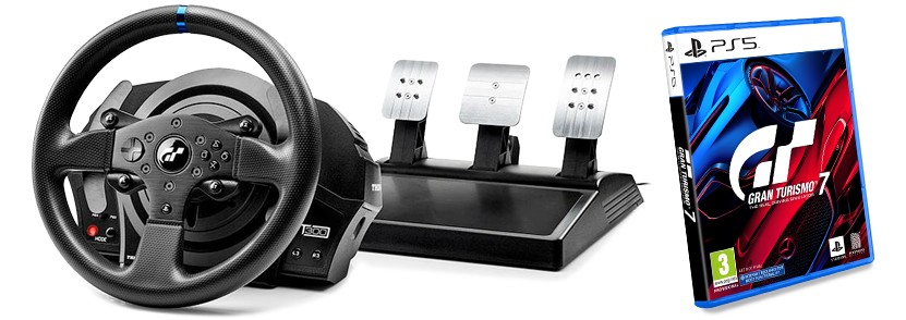 Thrustmaster T300 RS GT Edition & GT7 PS5 Game Bundle