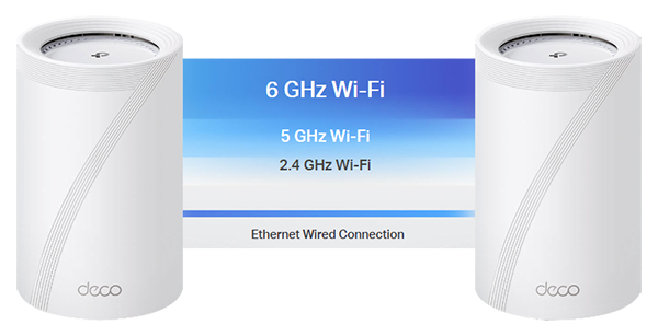 tp-link Deco BE68 BE14000 Whole Home Mesh WiFi 7 System LN166313