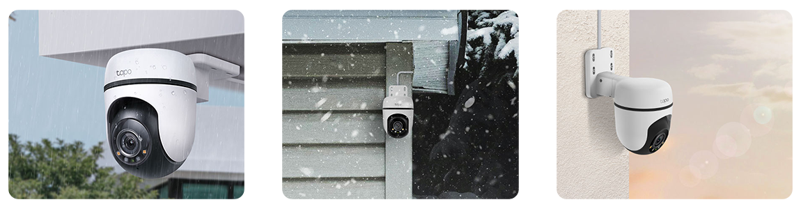 C510W in rain, snow and sunny weather scenarios.