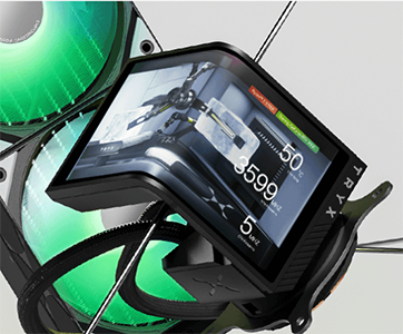 6.2 inch curved display