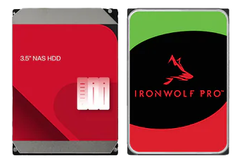 WD Red and Seagate IronWolf Pro Hard Drives