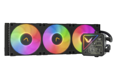 Front angle of Valkyrie V240 Lite AIO CPU Liquid Cooler.