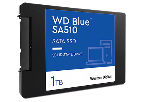 Hero angle of WD Blue 2.5 inch SSD
