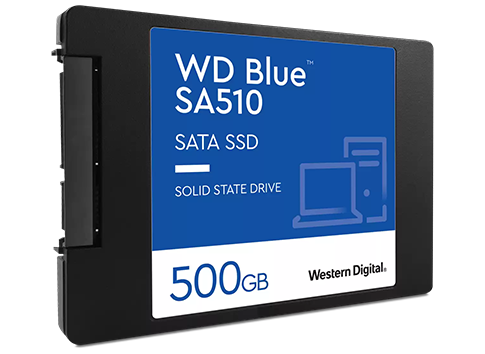 Hero angle of WD Blue 2.5 inch SSD