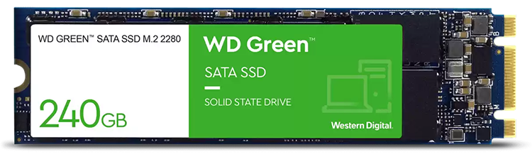 WD Green™ SATA SSD M.2 2280 for PCs and Laptops