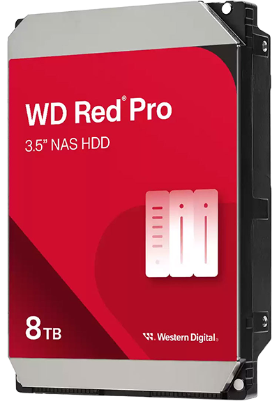 WD Red Pro NAS HDD, 8TB NAS Drive, 3.5 Inch Hard Drive, SATA III
