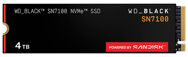 WD Black SN7100 4TB M.2 PCIe NVMe SSD/Solid State Drive