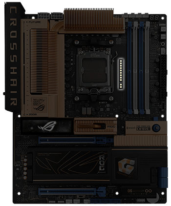 Motherboard with AIO connector highlighted