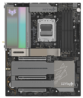NITRO+ B850A WIFI 7 AM5 ATX Motherboard from Sapphire