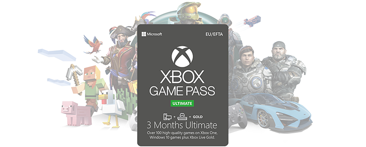  Microsoft - Xbox Game Pass Ultimate 3 Month Membership