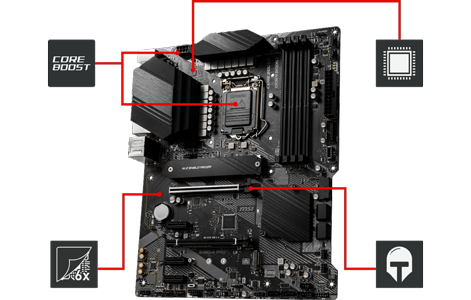 Msi z490 a pro схема