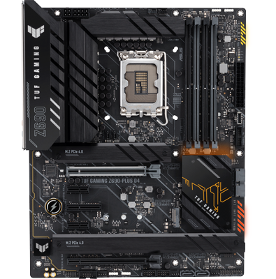 TUF GAMING Z690-PLUS D4 is made for gamers.