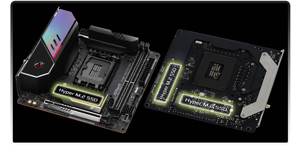 5x M.2 Storage capabilities