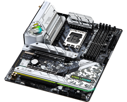 ASRock Intel Z790 Steel Legend Wifi PCIe 5.0 DDR5 ATX Motherboard
