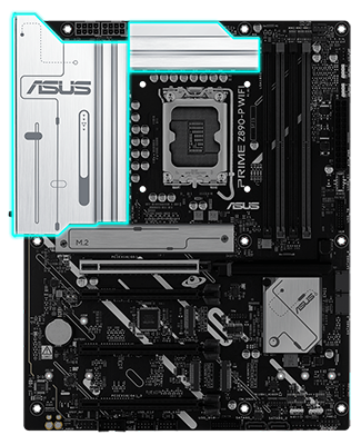 Enlarged VRM Heatsink