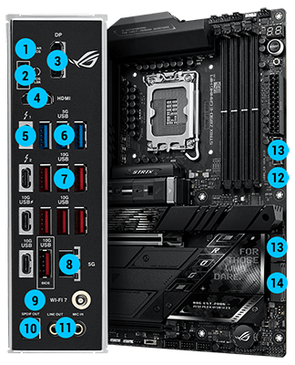 ASUS ROG STRIX Z890-E GAMING WIFI DDR5 PCIe 5.0 ATX