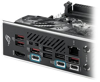 TWO THUNDERBOLT 4 TYPE-C® PORTS
