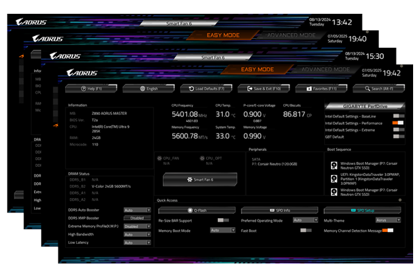 GIGABYTE BIOS USER INTERFACE