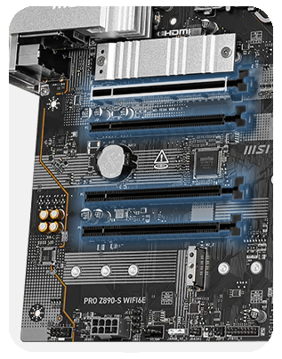 x4 PCIe x16 Slots