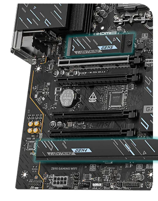 x3 M.2 2280 Slots