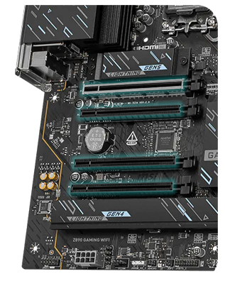 x4 PCIe x16 Slots