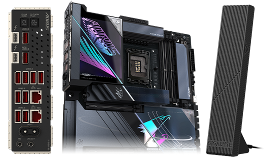 Z890 AORUS MASTER AI TOP Connectivity & Networking Options