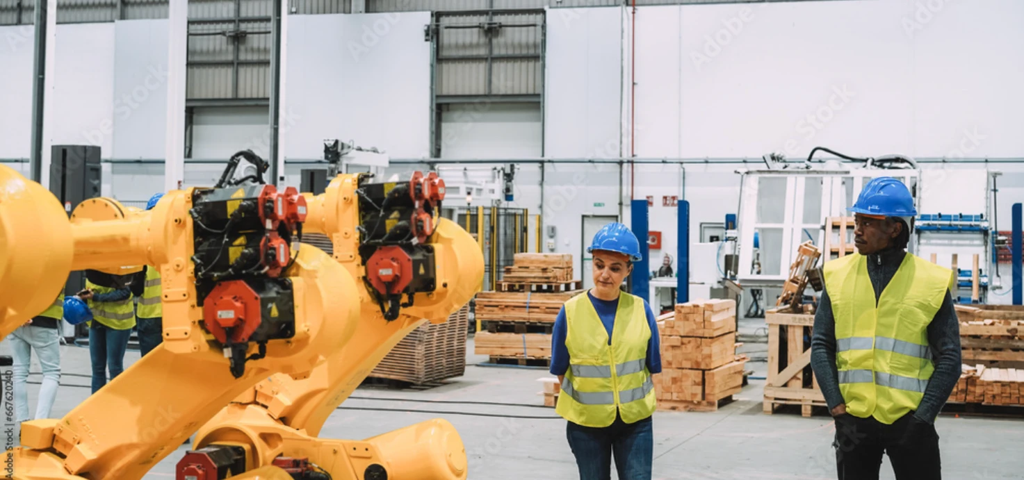 Industrial AI robots