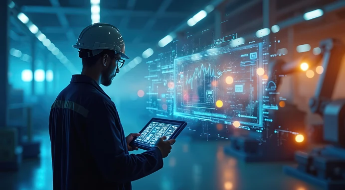 Business team reviewing AI Readiness Assessment findings