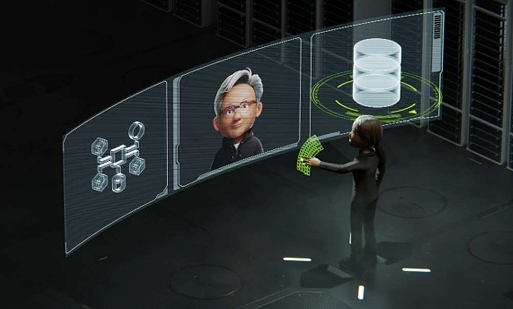 Illustration representing strategic collaboration for AI adoption