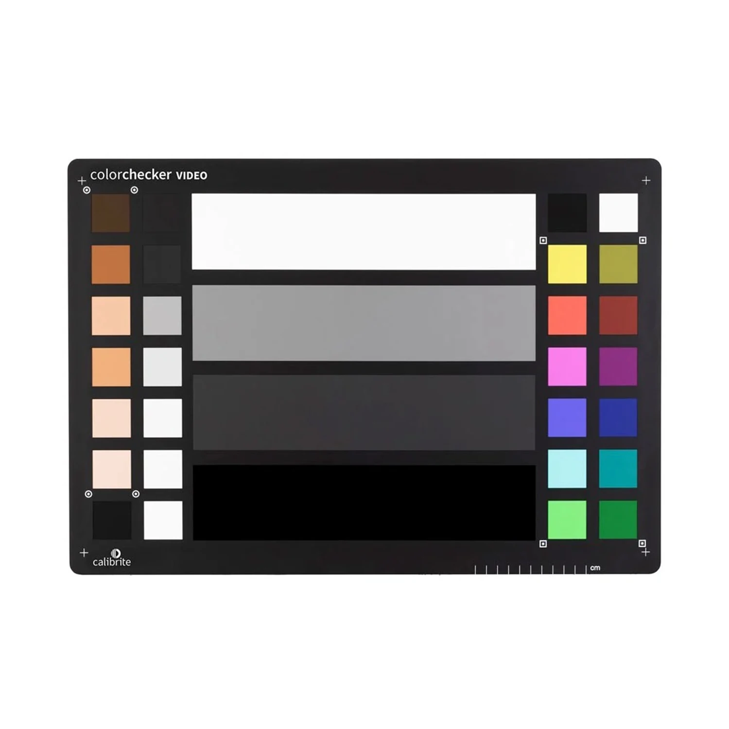 Grey card and colour chart