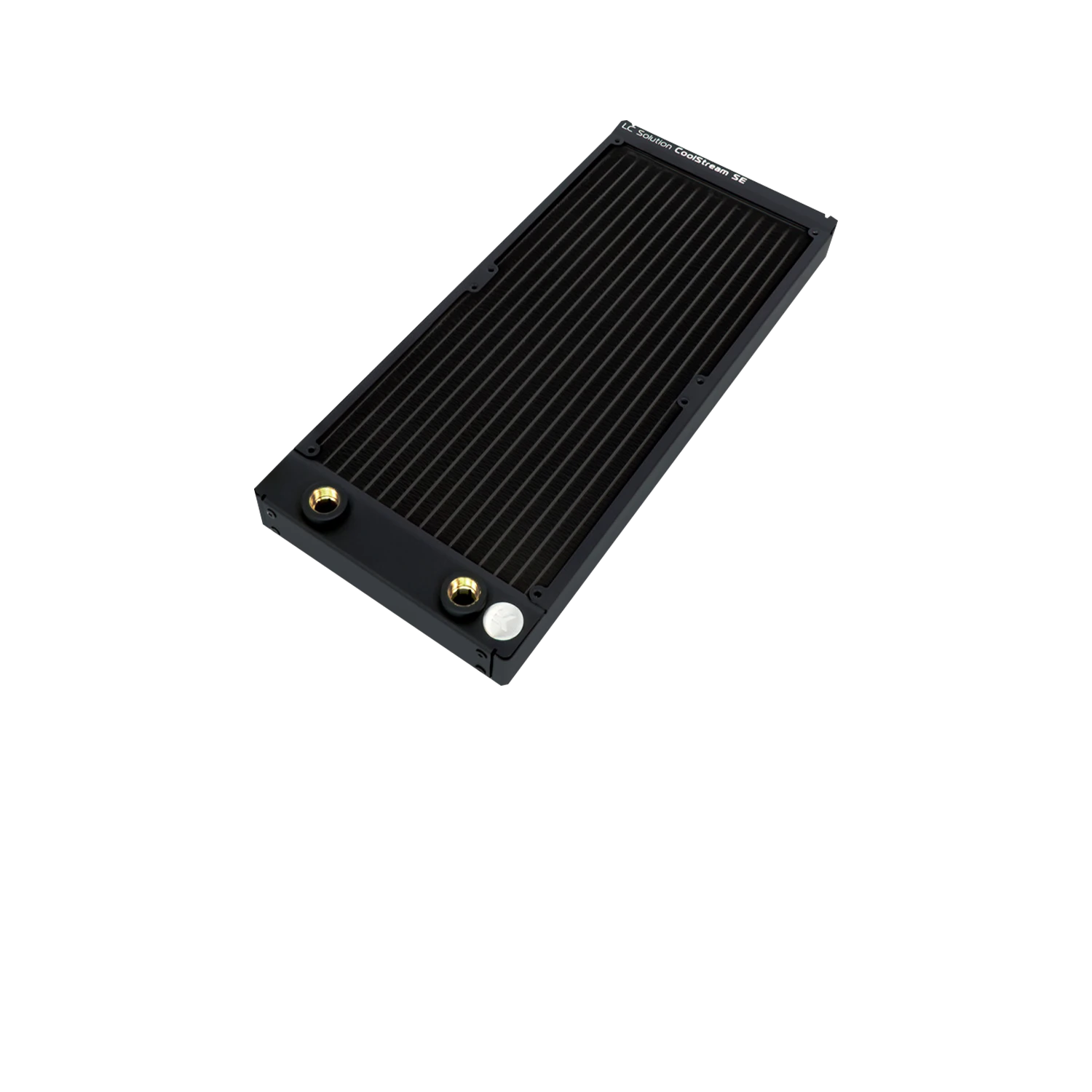 A 240mm or 280mm dual-fan watercooling radiator