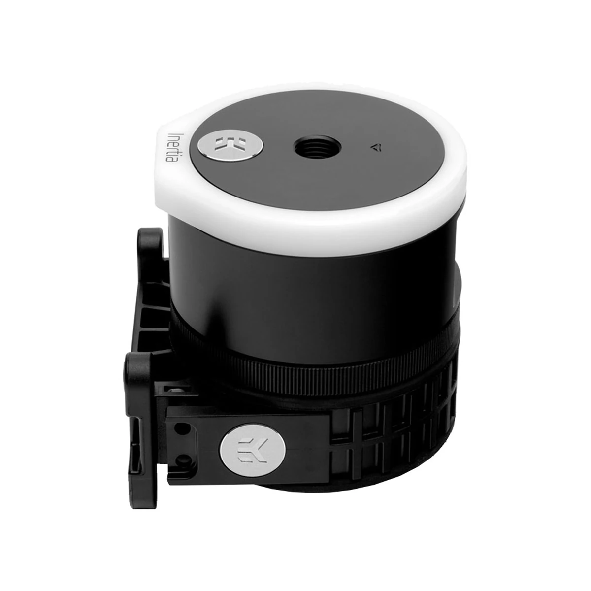 A watercooling pump used to circulate fluid around the loop