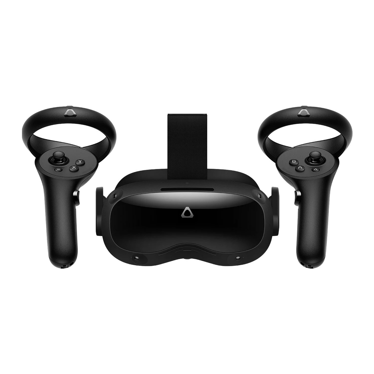 VR headset in use with gaming chair setup