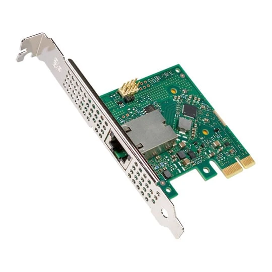 Single port Ethernet network interface card