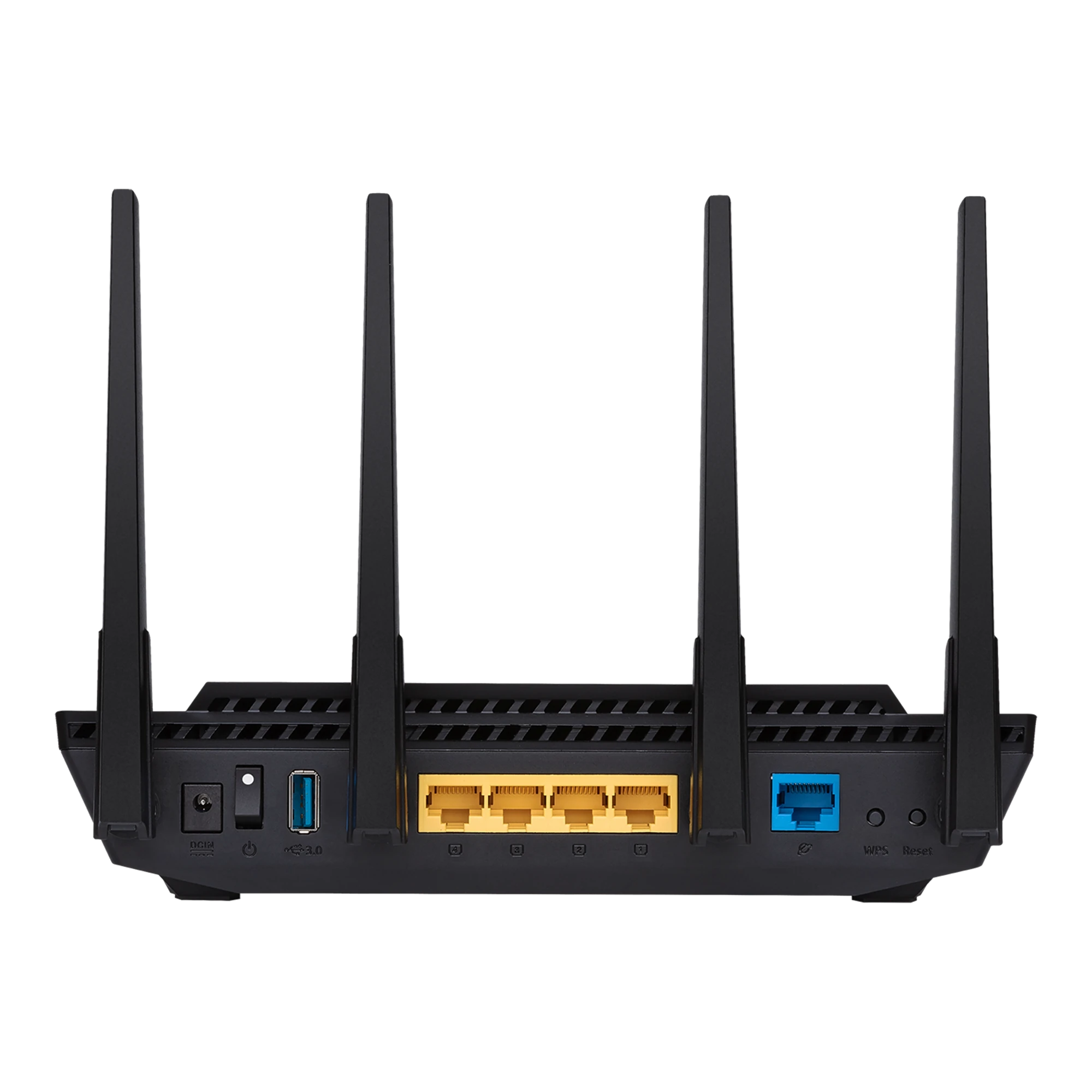 Router ports and connectivity example