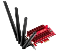 Wireless PCIe network interface card